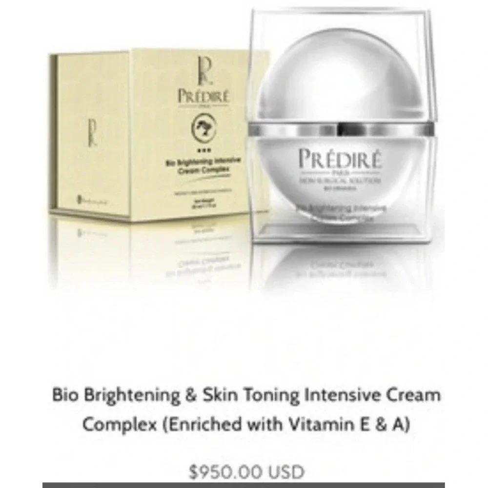 SEALED NEW! Prédiré Paris Bio Brightening Cream Complex Dark Spots MSRP: $950